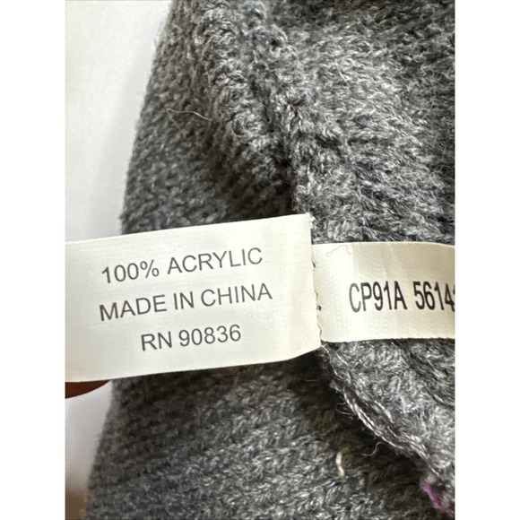 Port and Company Charcoal Grey Knit Beanie Hat Acrylic Skull Cap Mens Womens - Picture 5 of 6